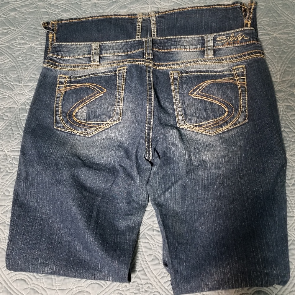 Silver jeans